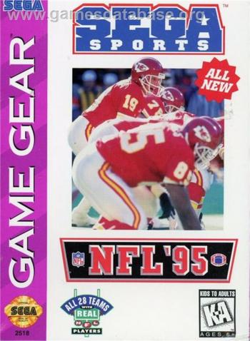 Cover NFL '95 for Game Gear